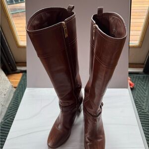 Tory Burch Brown Heeled Boots